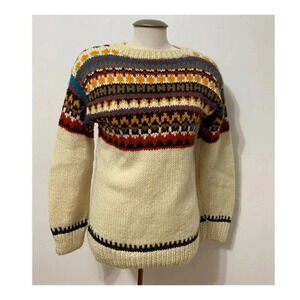 Vintage - Fair Isle Wool Blend Sweater